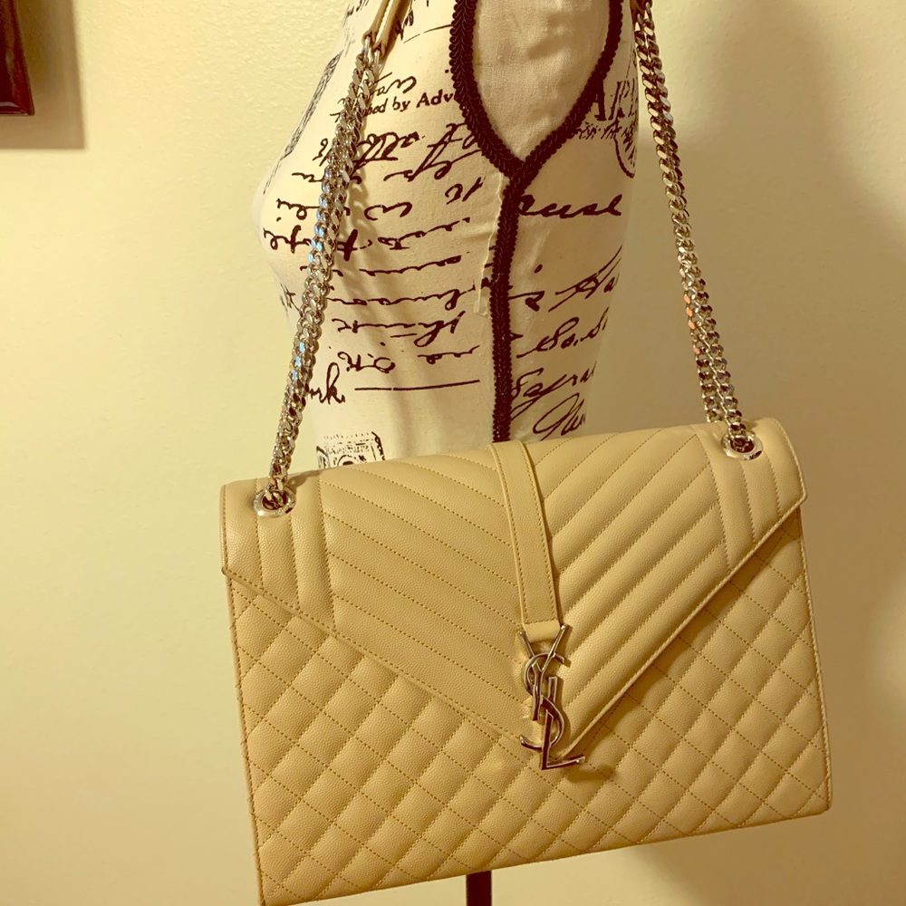 Saint Laurent Monogram Matelasse Flap Shoulder Bag